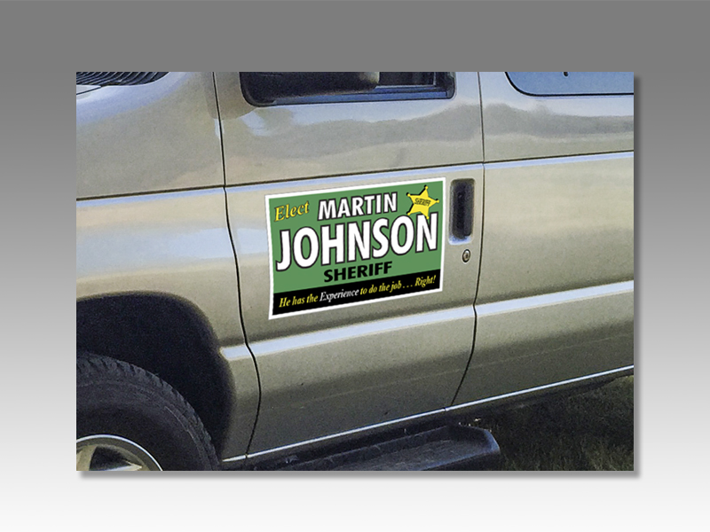 Magnetic Campaign signs